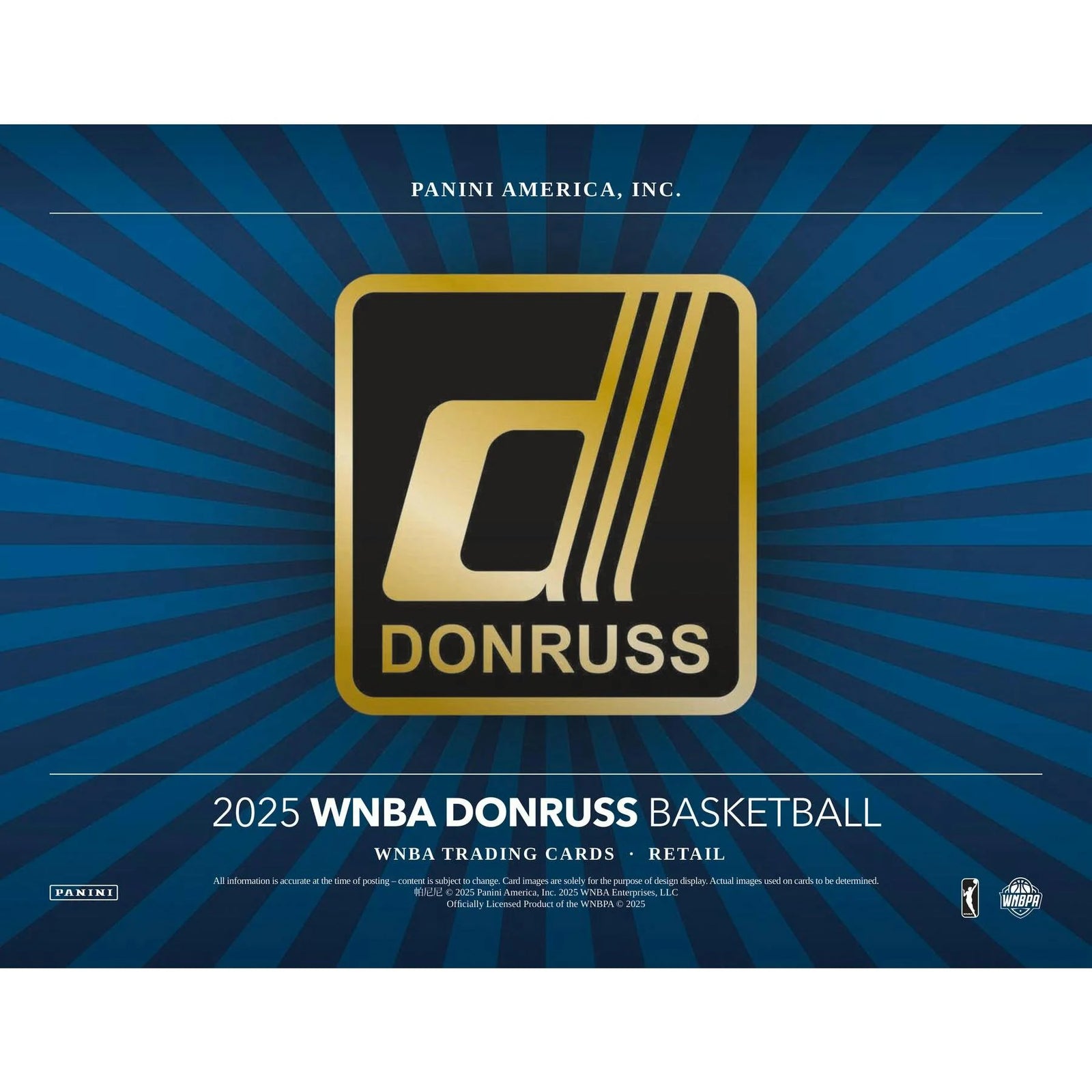 DRAFT - 2025 Panini Donruss WNBA Basketball Mega Box