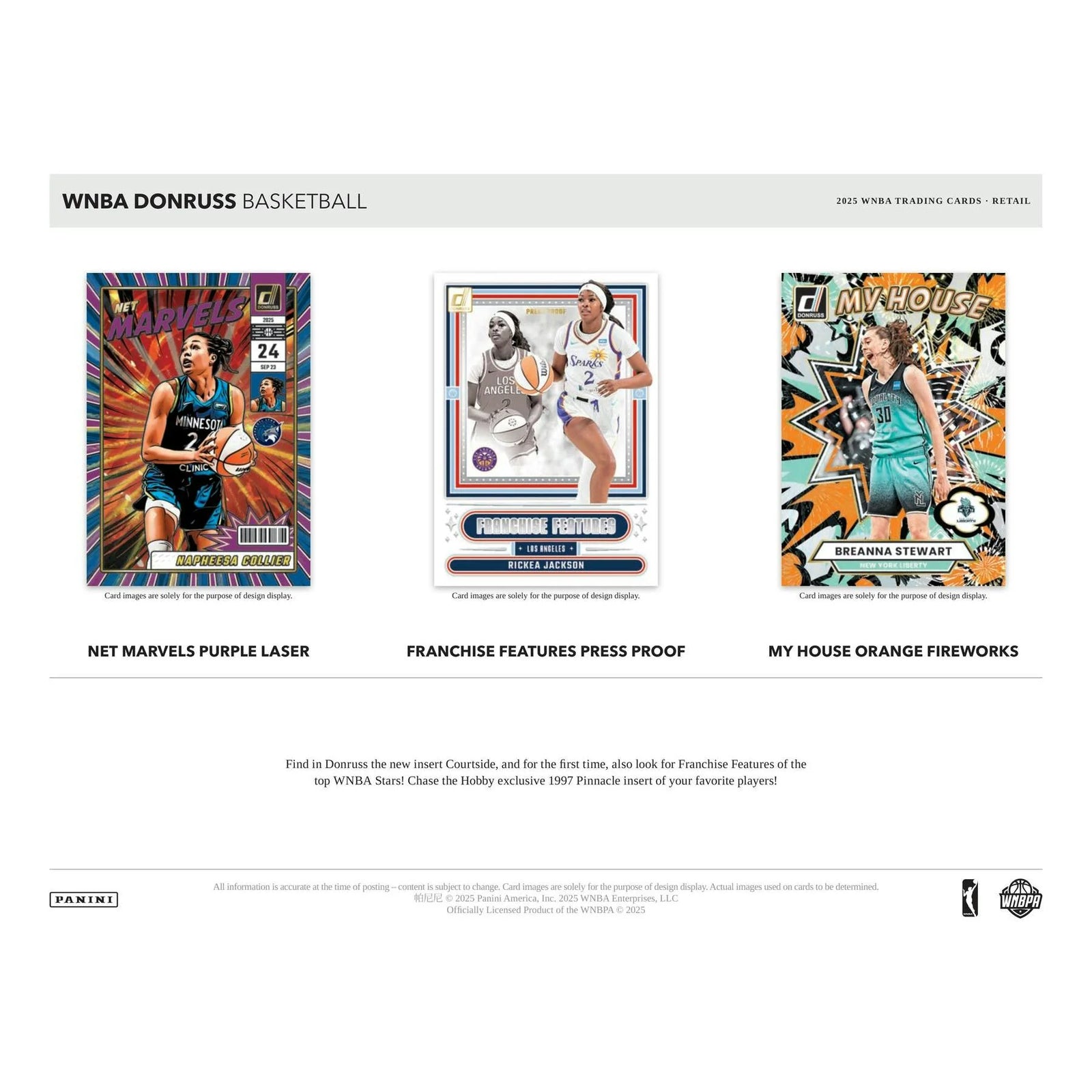 DRAFT - 2025 Panini Donruss WNBA Basketball Mega Box