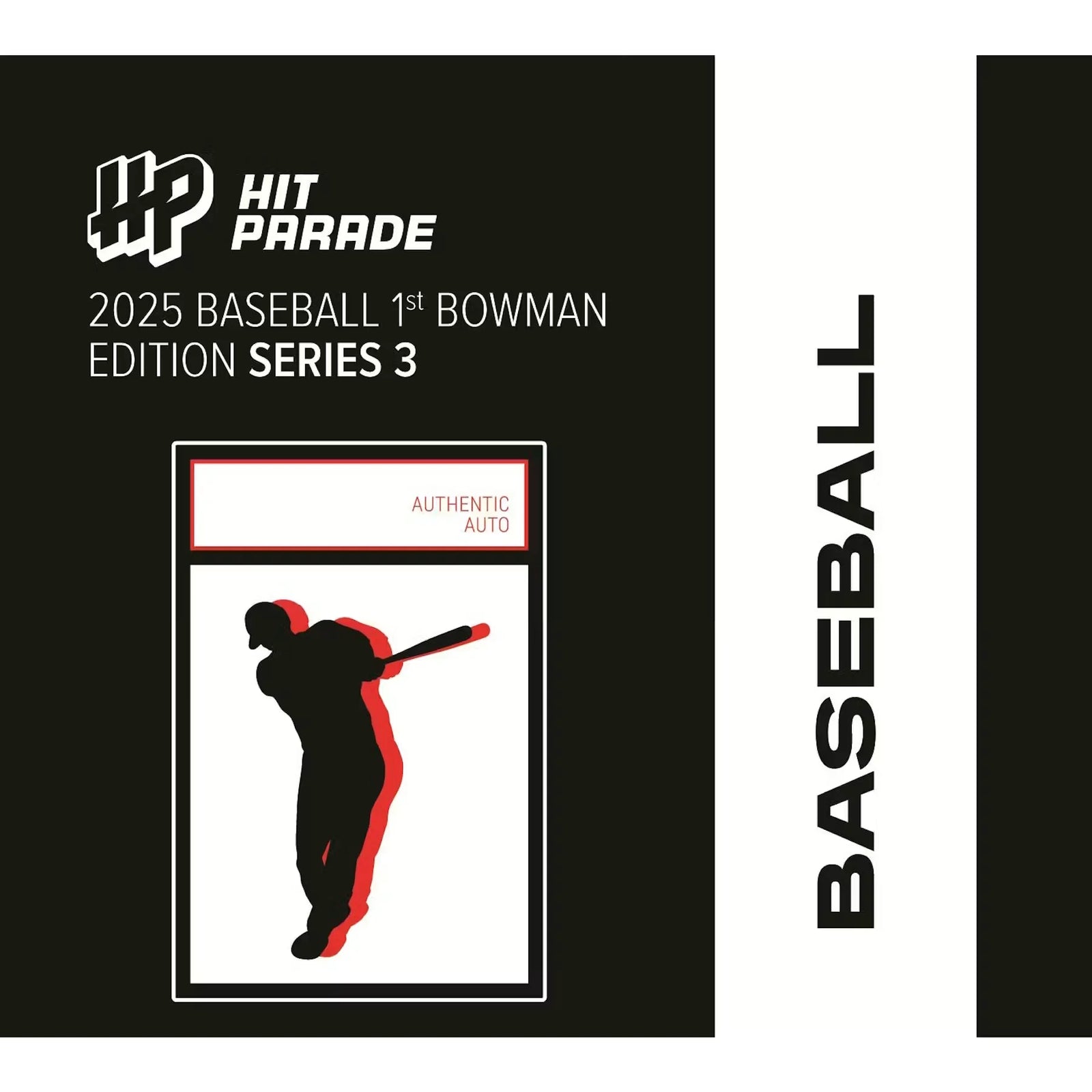 2025 Hit Parade 1st Bowman Edition Series 3 Autographed Slabbed Baseball Hobby Box (Ships Sealed Only)
