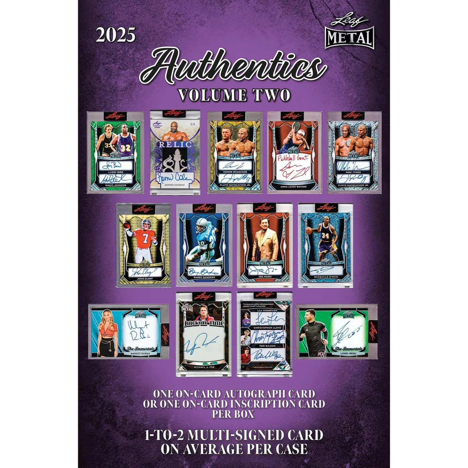 DRAFT - 2025 Leaf Metal Authentics Volume 2 Hobby Box