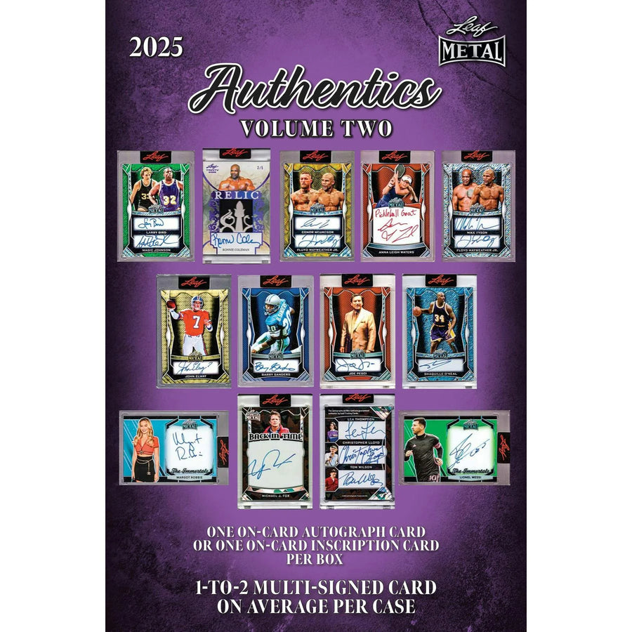 DRAFT - 2025 Leaf Metal Authentics Volume 2 Hobby Box