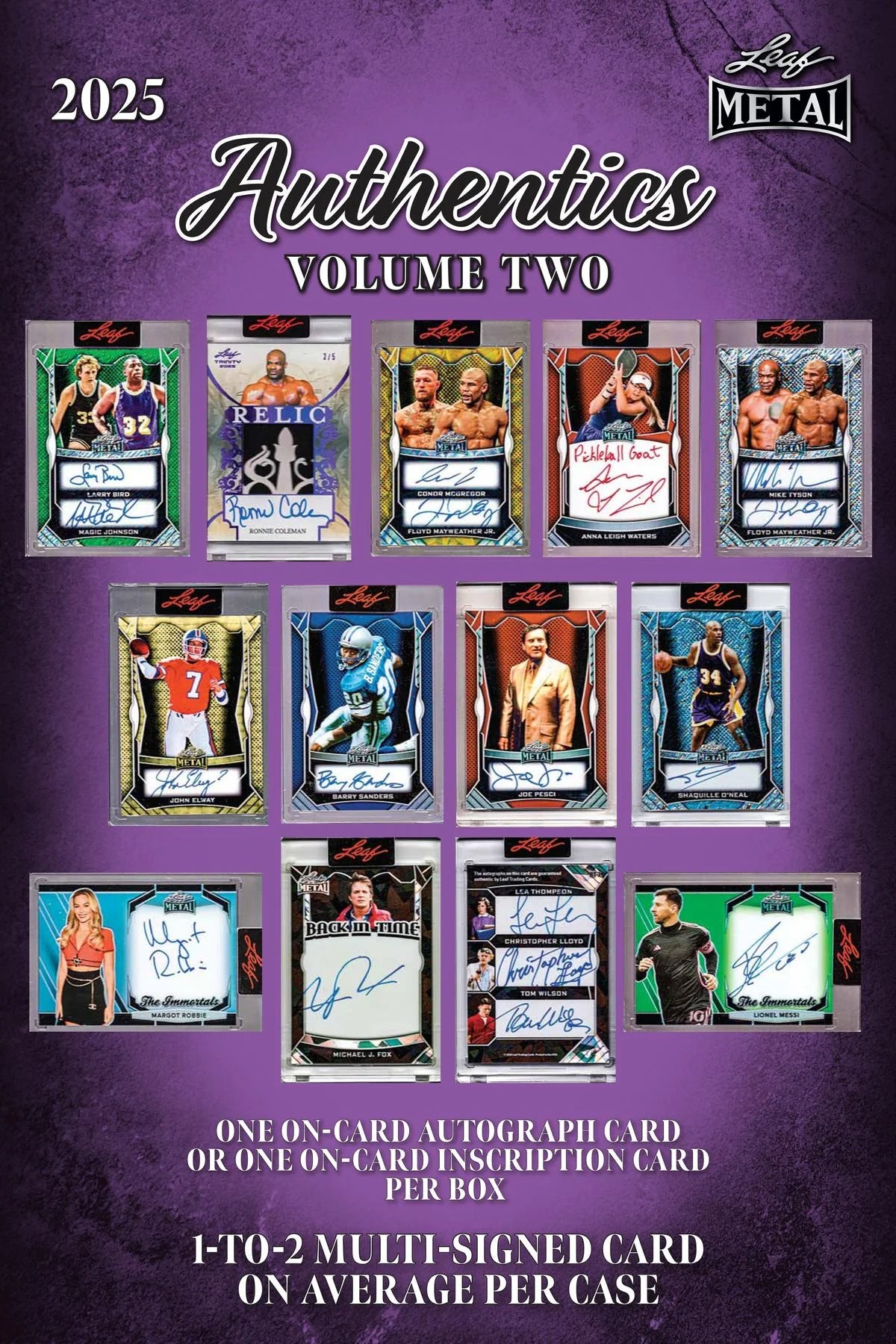 DRAFT - 2025 Leaf Metal Authentics Volume 2 Hobby Box