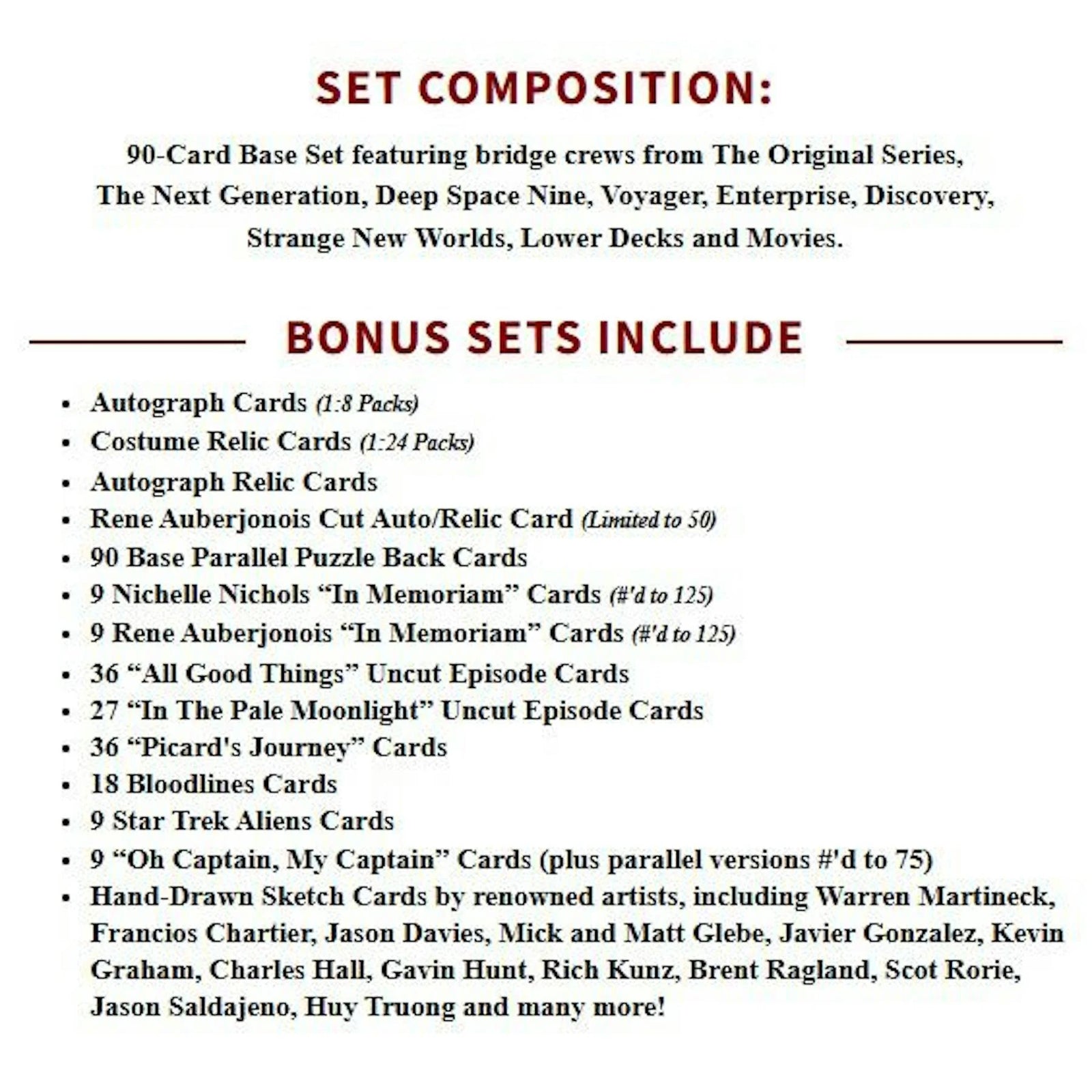 DRAFT - 2025 Rittenhouse Star Trek Connections Hobby Box | dacardworld:BVBT0XMA39