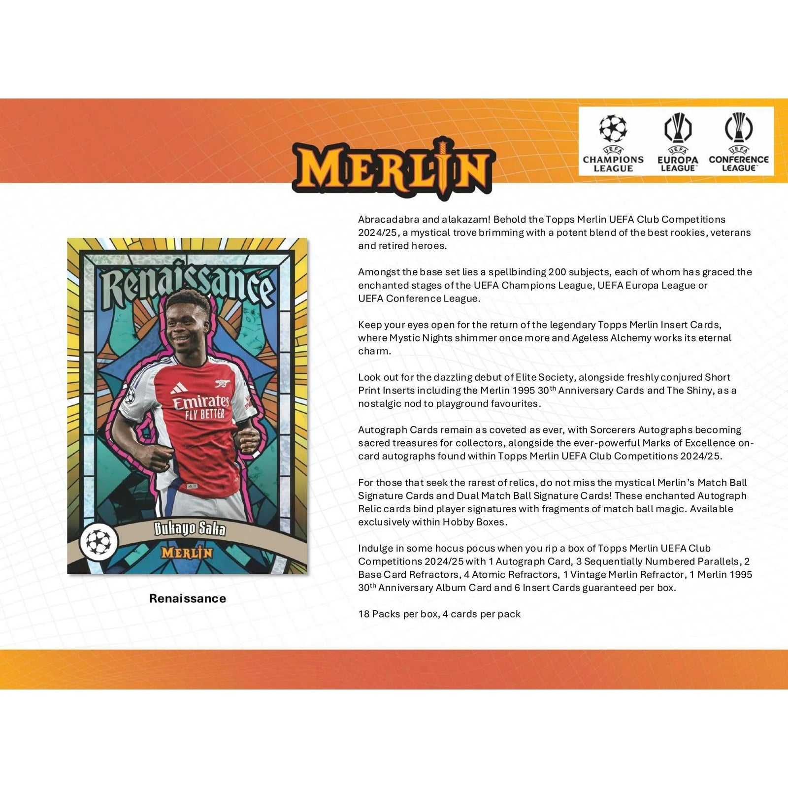 DRAFT - 2024/25 Topps Chrome Merlin UEFA Club Competitions Hobby Box