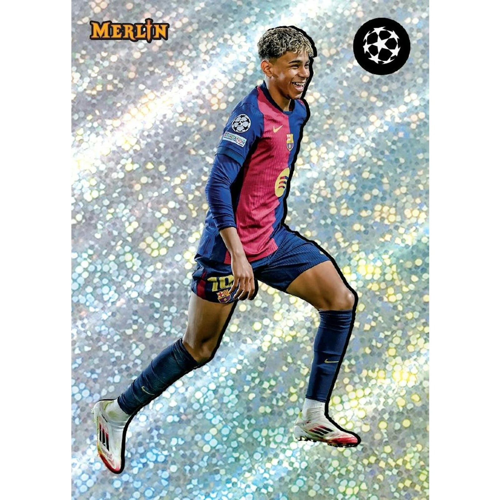 DRAFT - New 2024/25 Topps Chrome Merlin UEFA Club Competitions Soccer Blaster Box