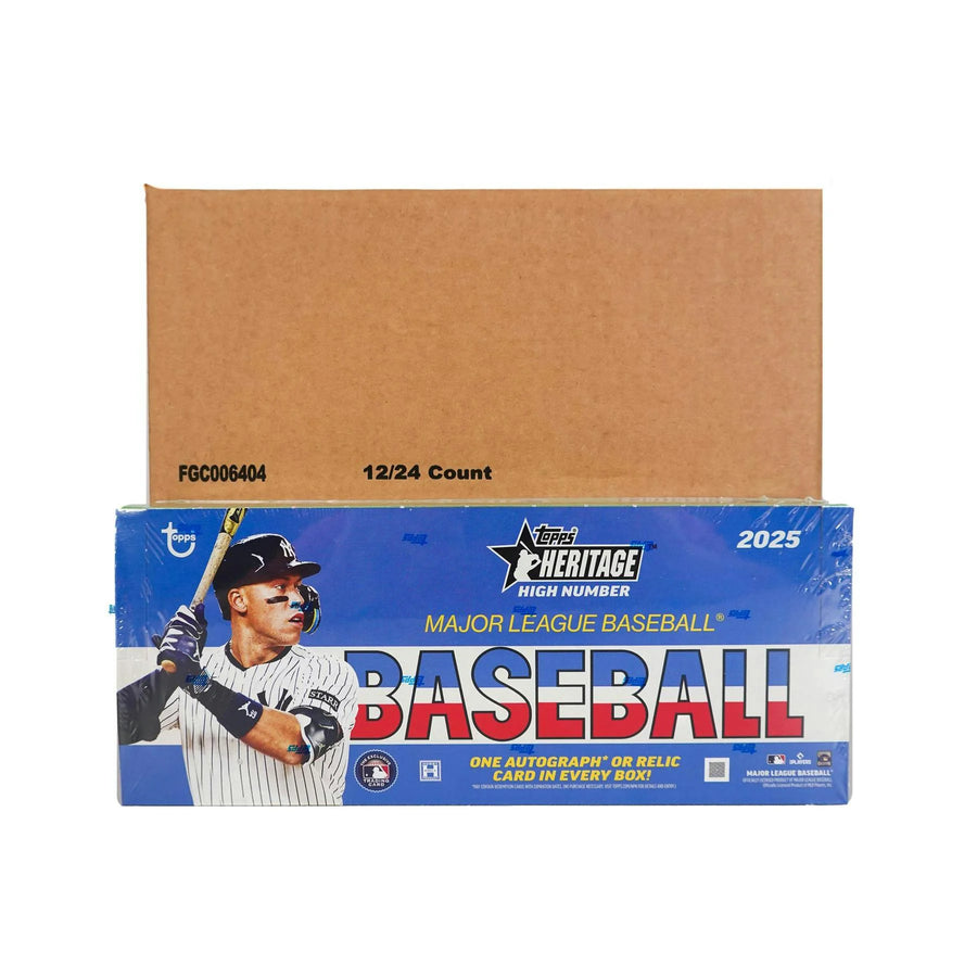 DRAFT - 2025 Topps Heritage High Number Baseball Hobby 12-Box Case $1,474.95 Add to Cart