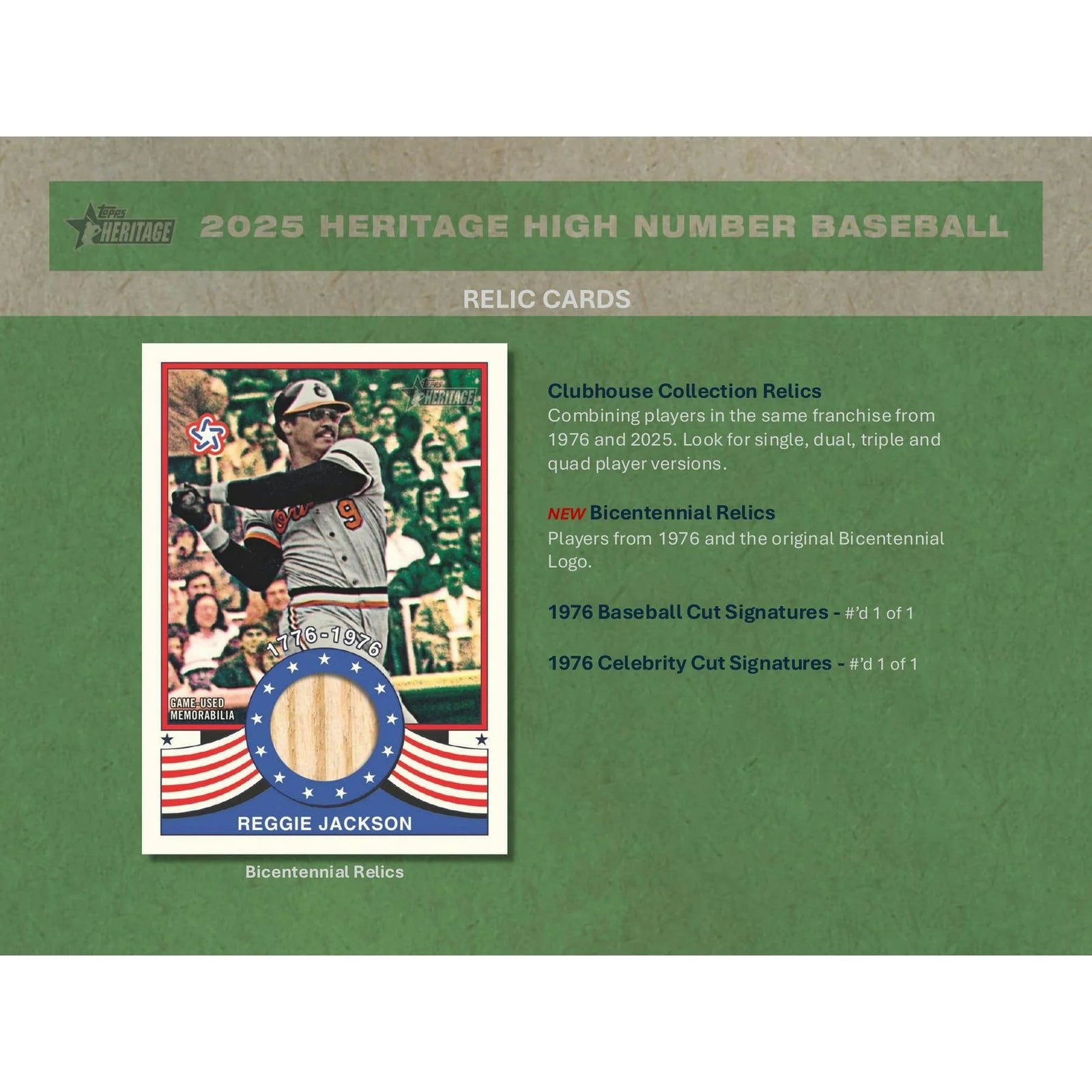 DRAFT - 2025 Topps Heritage High Number Baseball Hobby 12-Box Case $1,474.95 Add to Cart