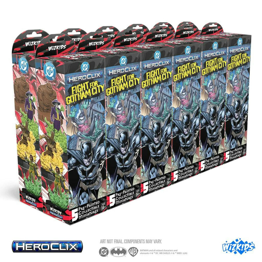DRAFT - DC HeroClix Fight for Gotham City Booster 2-Brick Case | Presell