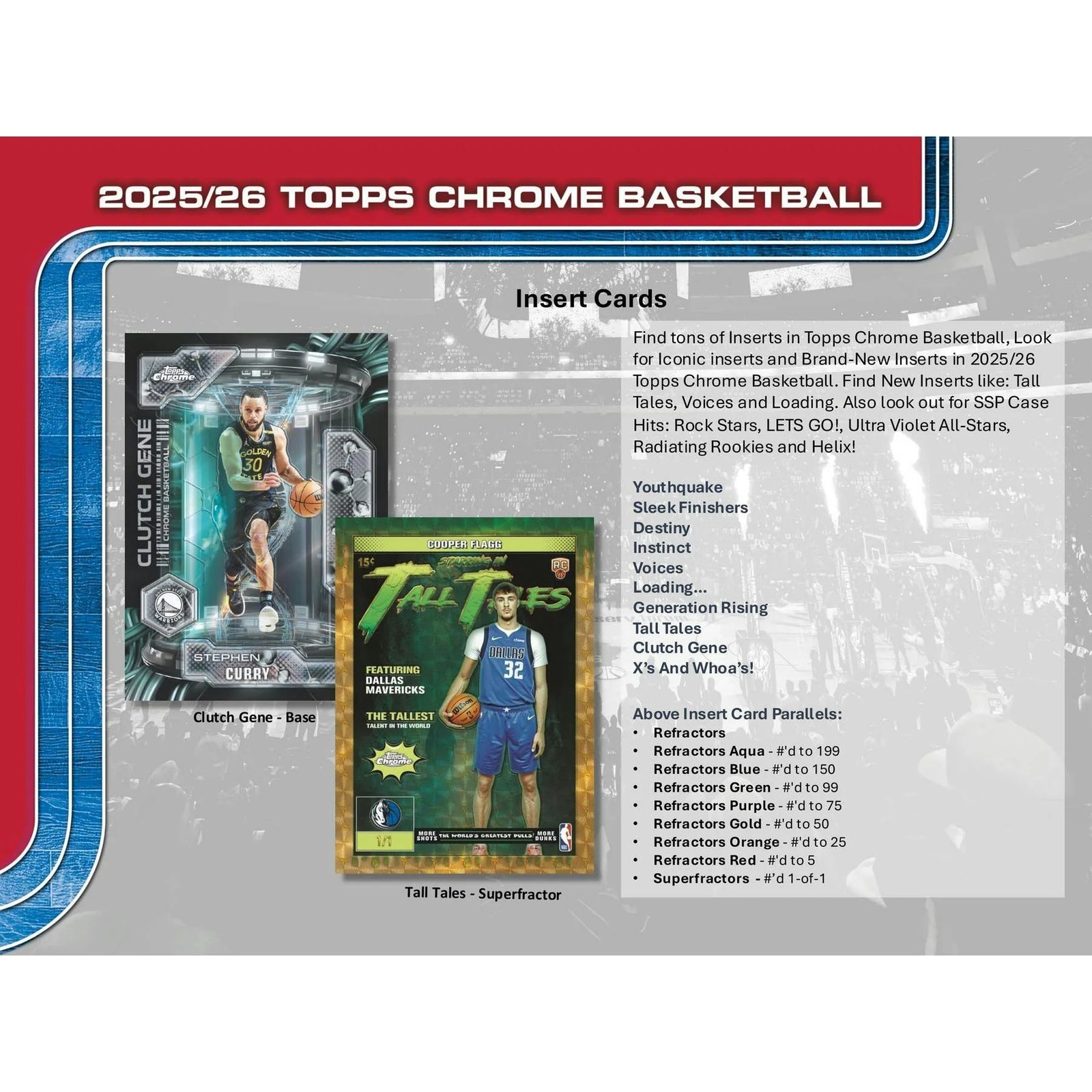 DRAFT - 2025/26 Topps Chrome Basketball Hobby Box