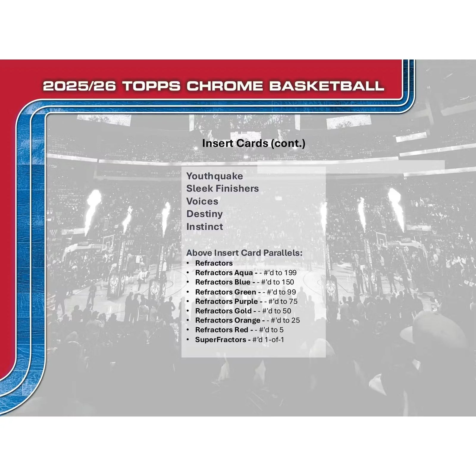 DRAFT - 2025/26 Topps Chrome Basketball Blaster Box