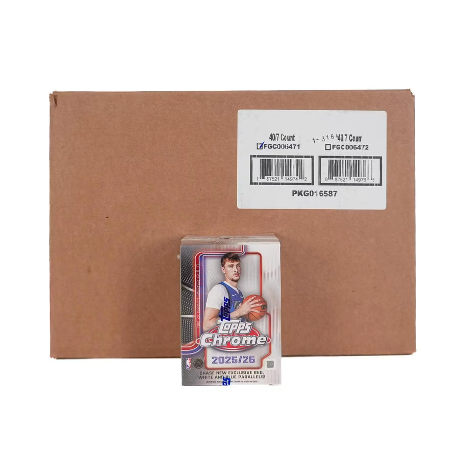DRAFT - 2025/26 Topps Chrome Basketball Blaster 40-Box Case