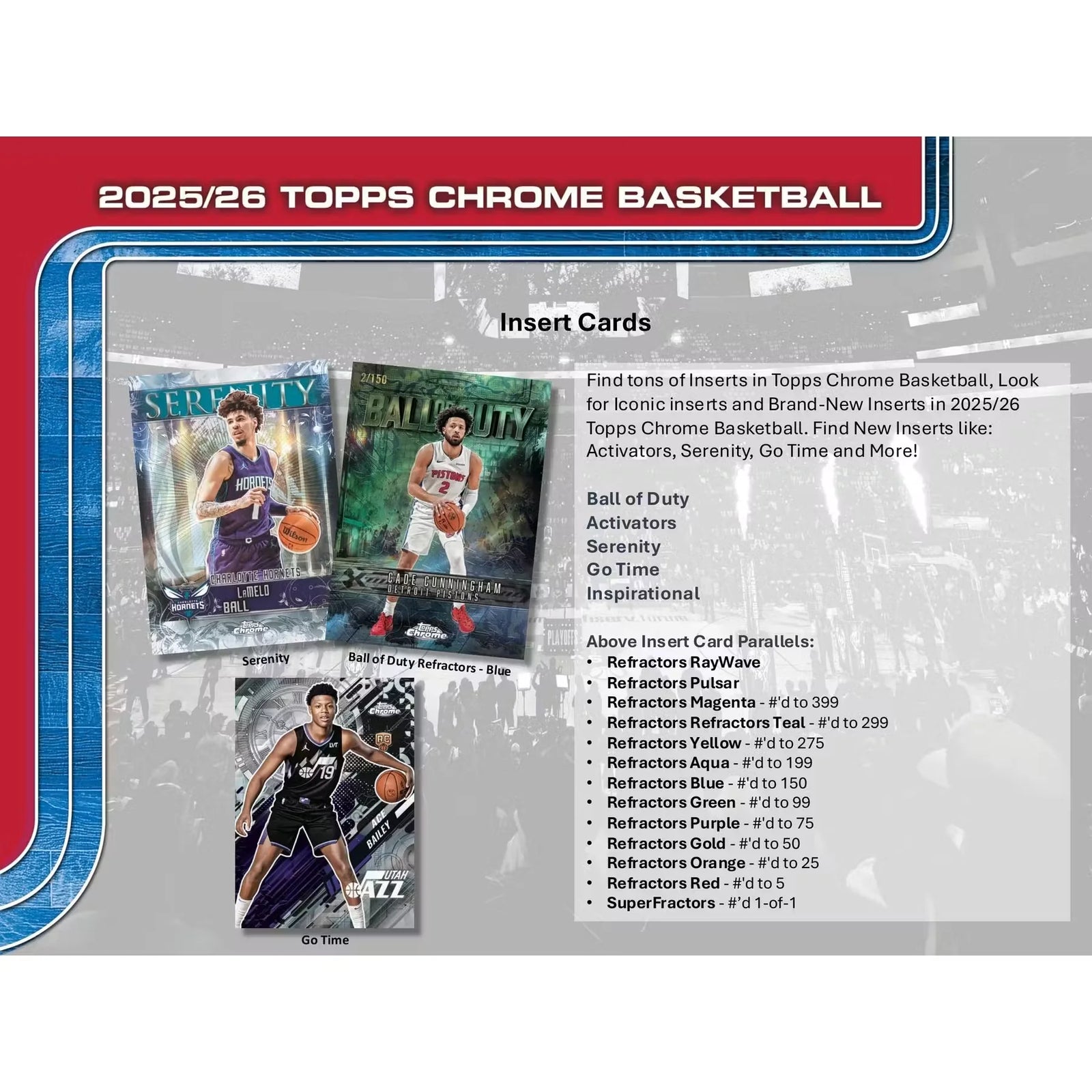 DRAFT - 2025/26 Topps Chrome Basketball Blaster 40-Box Case
