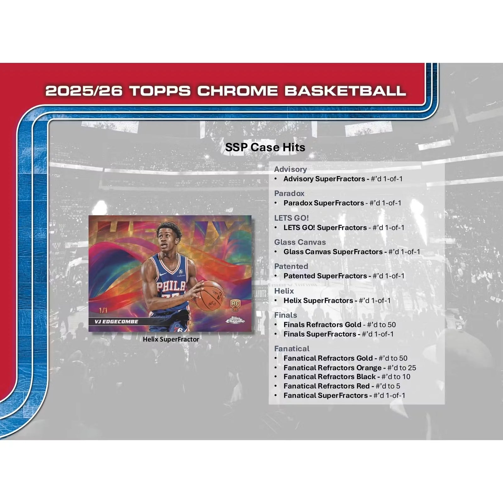 DRAFT - 2025/26 Topps Chrome Basketball Blaster 40-Box Case
