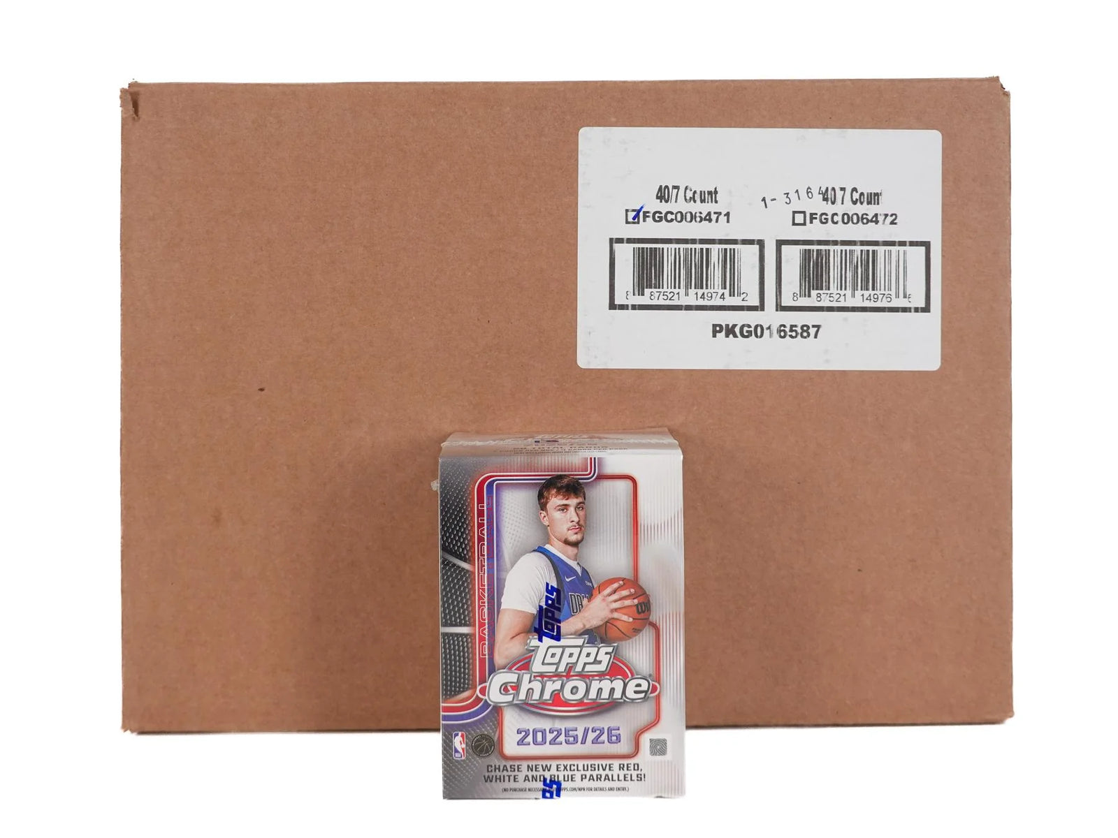 DRAFT - 2025/26 Topps Chrome Basketball Blaster 40-Box Case