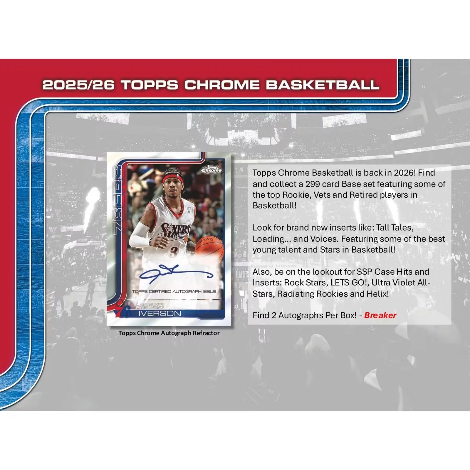 DRAFT - 2025/26 Topps Chrome Basketball Delight Box