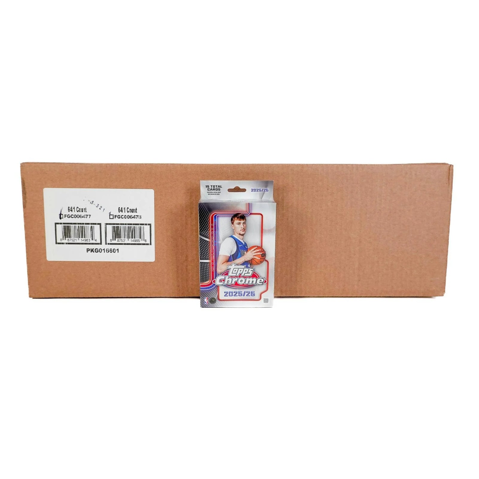 DRAFT - New 2025/26 Topps Chrome Basketball Hanger 64-Box Case