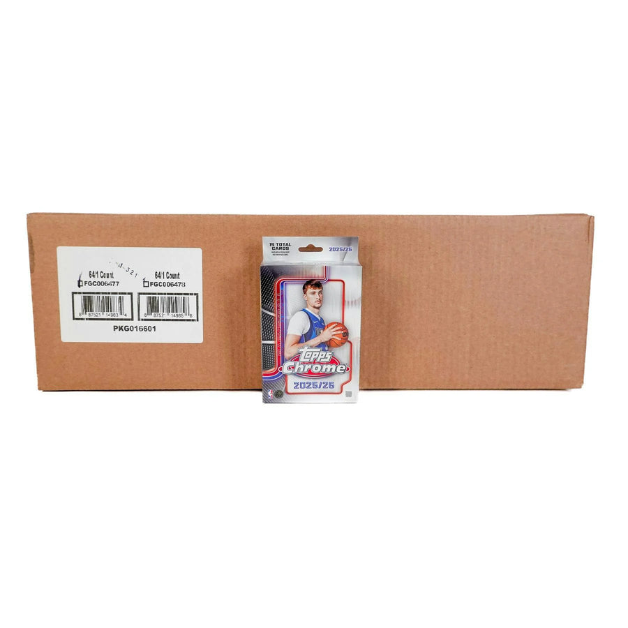 DRAFT - New 2025/26 Topps Chrome Basketball Hanger 64-Box Case