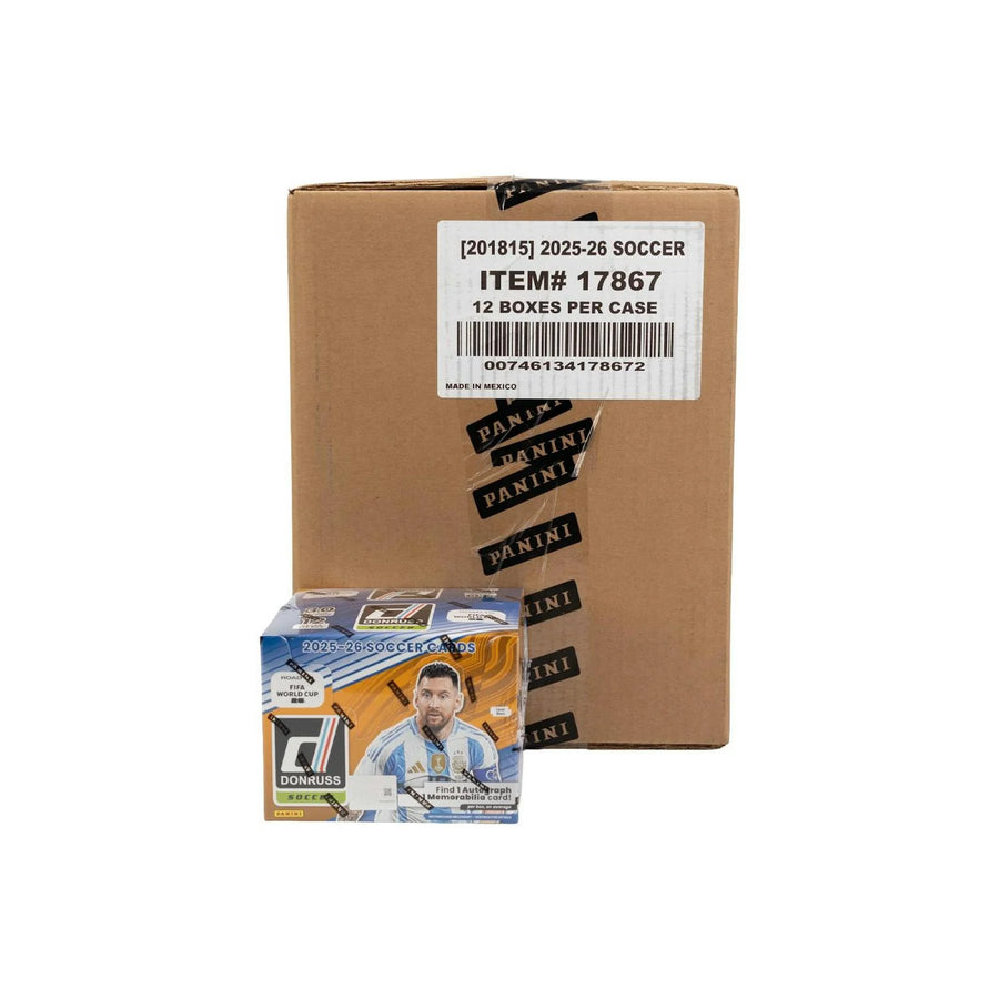 DRAFT - New 2025/26 Panini Donruss Road to FIFA World Cup Soccer Hobby 12-Box Case