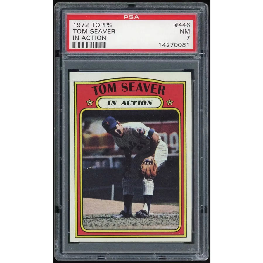 Tom Seaver 1972 Topps #446 IA Card | PSA 7