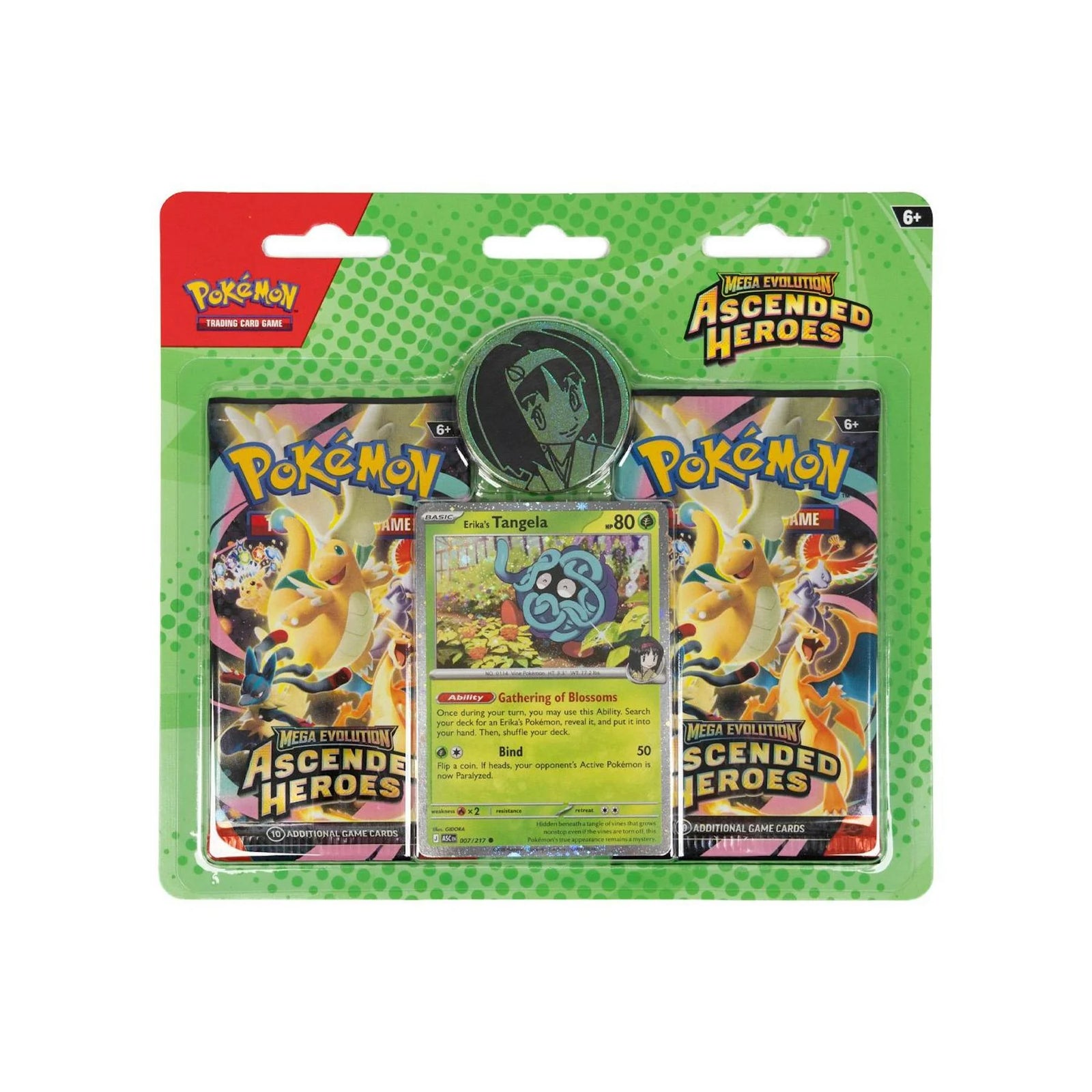 DRAFT - Pokemon Mega Evolution Ascended Heroes Erika/Larry 2-Pack Blister Case | 24 Count