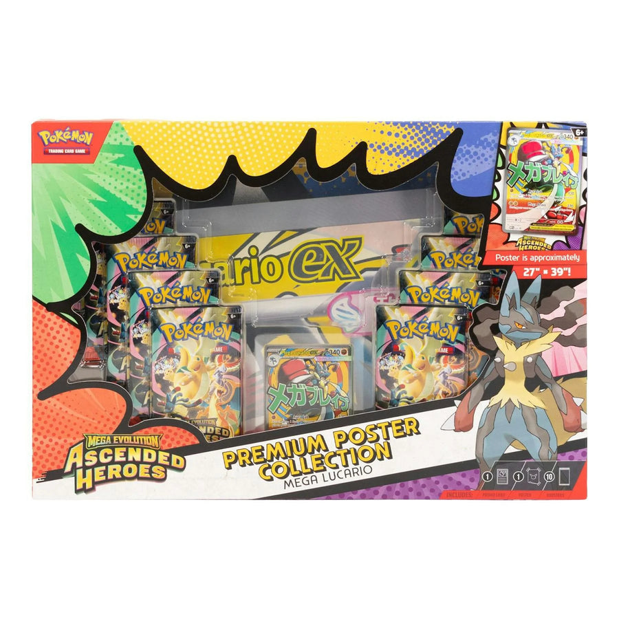 DRAFT - Pokemon Mega Evolution Ascended Heroes Premium Poster Collection Box | Sealed