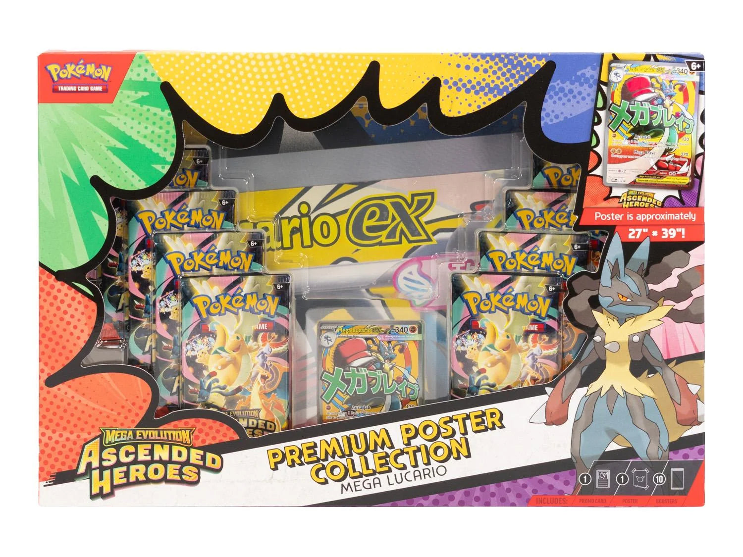 DRAFT - Pokemon Mega Evolution Ascended Heroes Premium Poster Collection Box | Sealed
