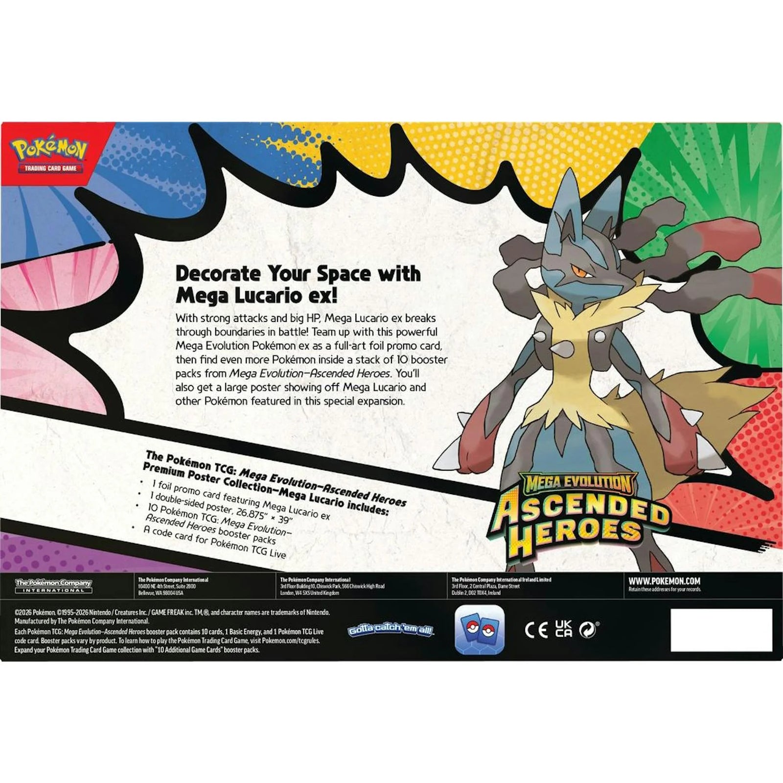 DRAFT - Pokemon Mega Evolution Ascended Heroes Premium Poster Collection | dacardworld:BVBW0W7WBX