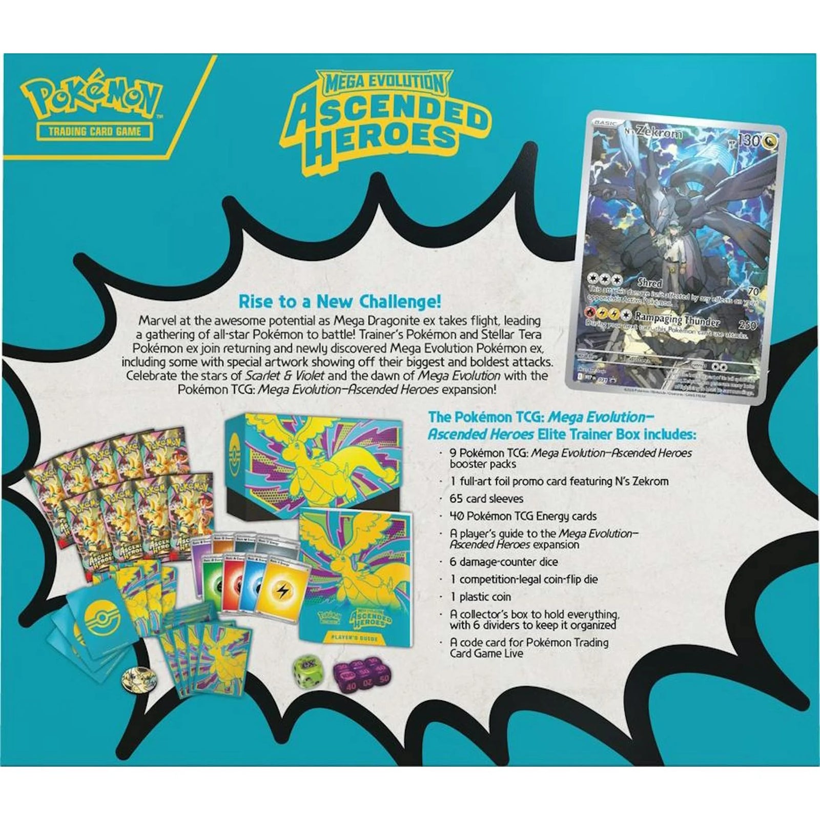 DRAFT - Pokemon Mega Evolution Ascended Heroes Elite Trainer Box | Sealed