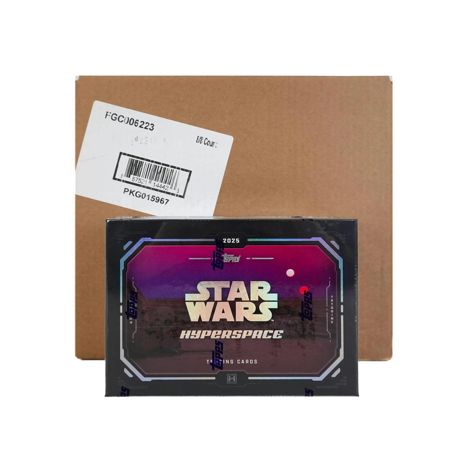 DRAFT - 2025 Topps Star Wars Hyperspace Hobby 8-Box Case | SKU BVBZ0MZSII