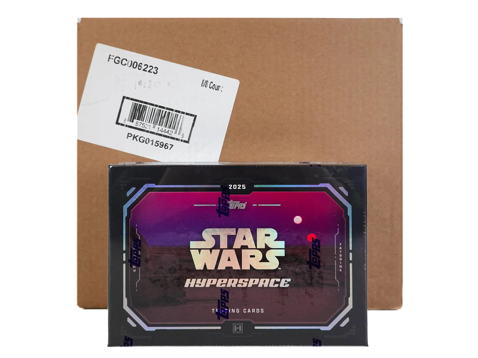 DRAFT - 2025 Topps Star Wars Hyperspace Hobby 8-Box Case | SKU BVBZ0MZSII