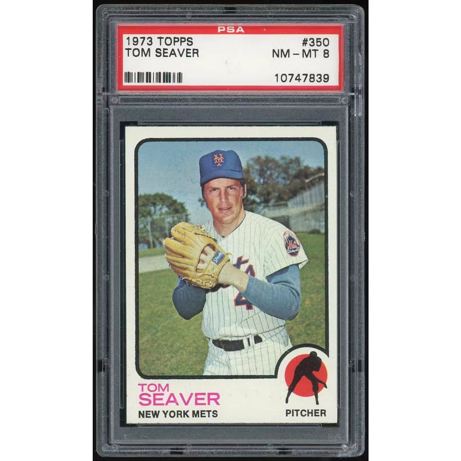 Tom Seaver 1973 Topps #350 Card | PSA 8