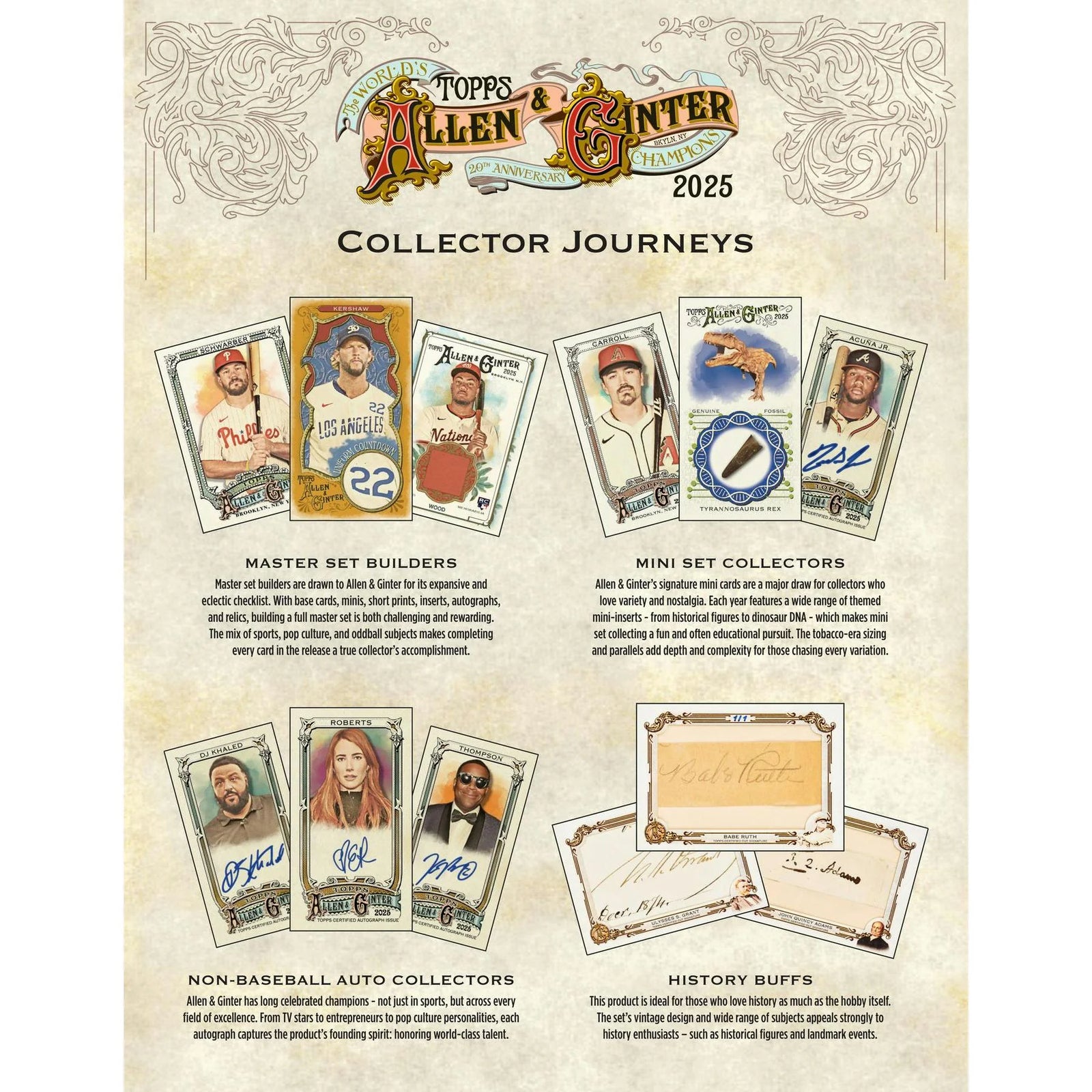 DRAFT - Just In 2025 Topps Allen & Ginter Baseball Jumbo Value Pack Case (108 Ct.)