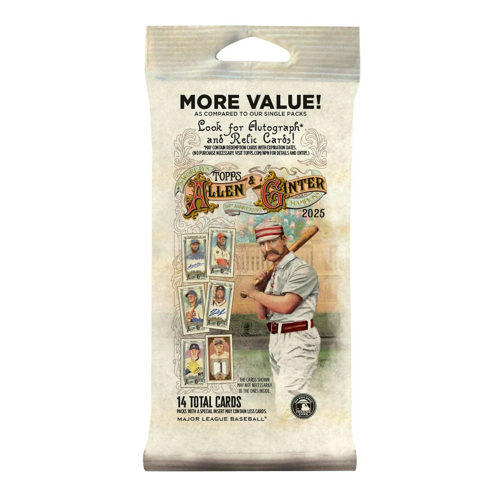 DRAFT - Just In 2025 Topps Allen & Ginter Baseball Jumbo Value Pack Case (108 Ct.)