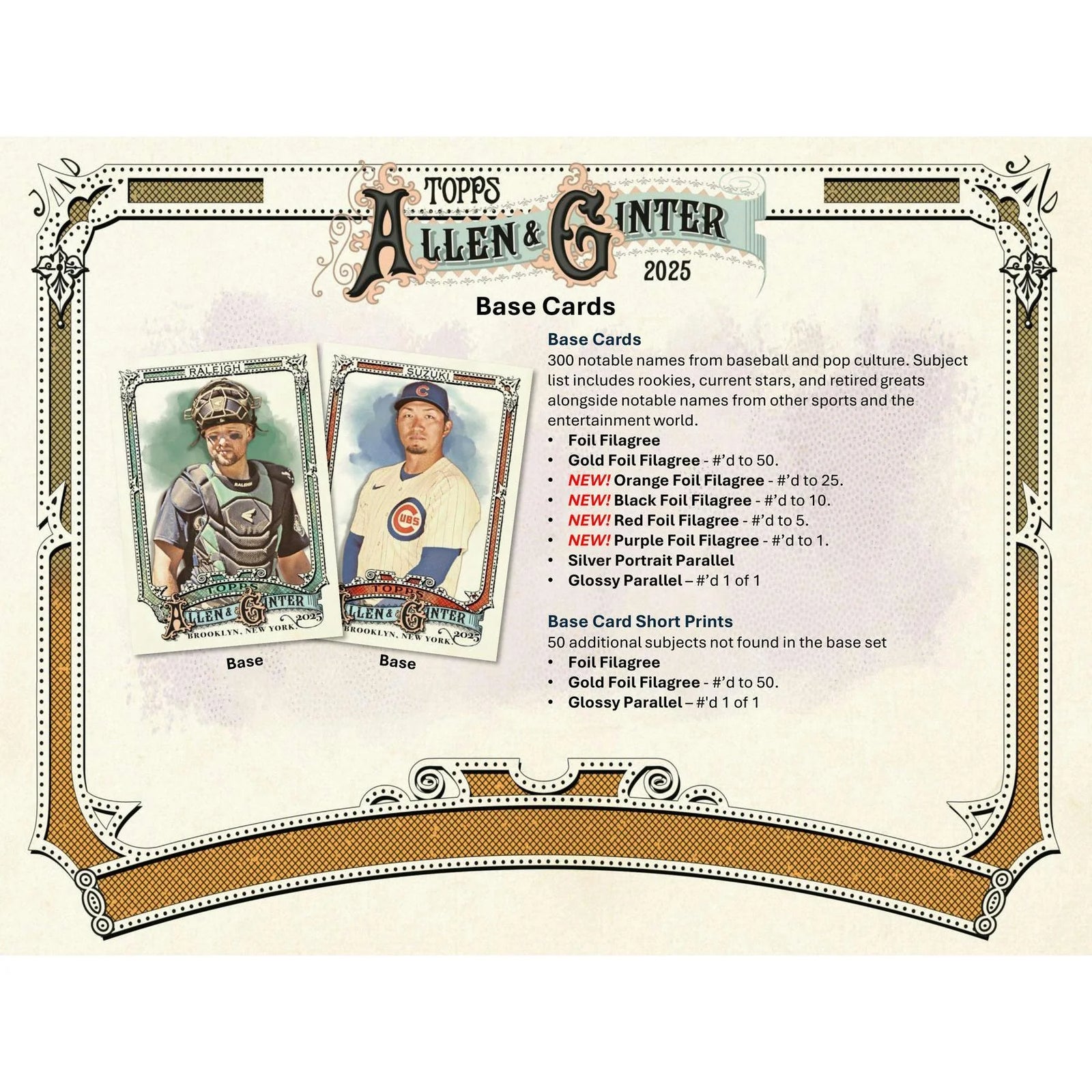 DRAFT - Just In 2025 Topps Allen & Ginter Baseball Jumbo Value Pack Case (108 Ct.)