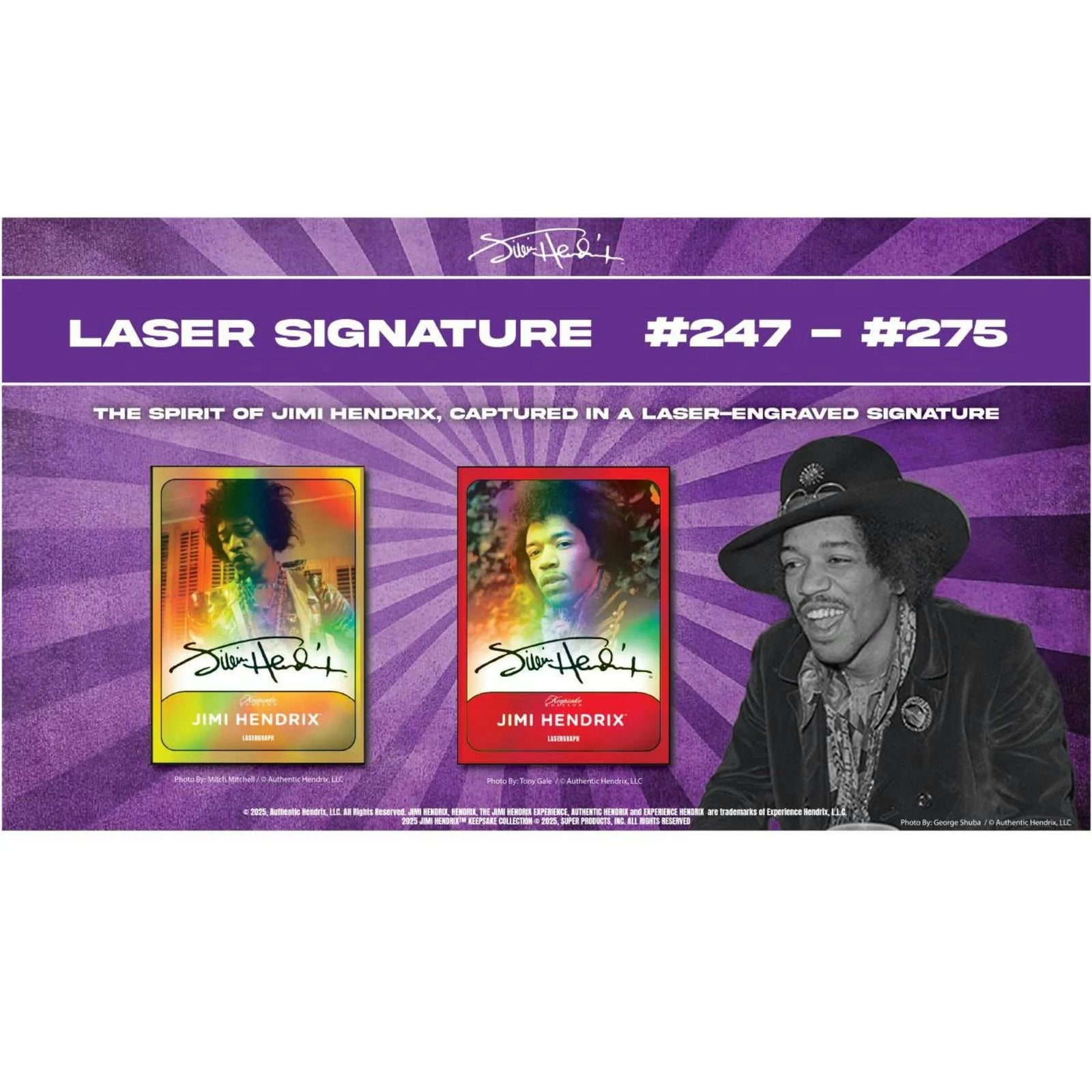 DRAFT - 2025 Jimi Hendrix Keepsake Premiere Edition Hobby 10-Box Case | SKU BVC00MWNX6