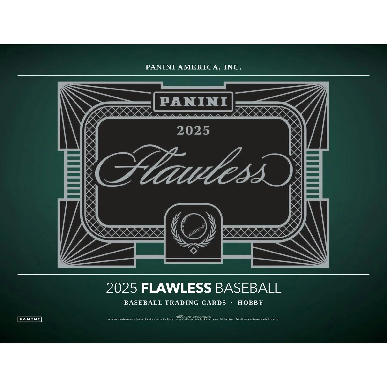 DRAFT - 2025 Panini Flawless Baseball Hobby Box