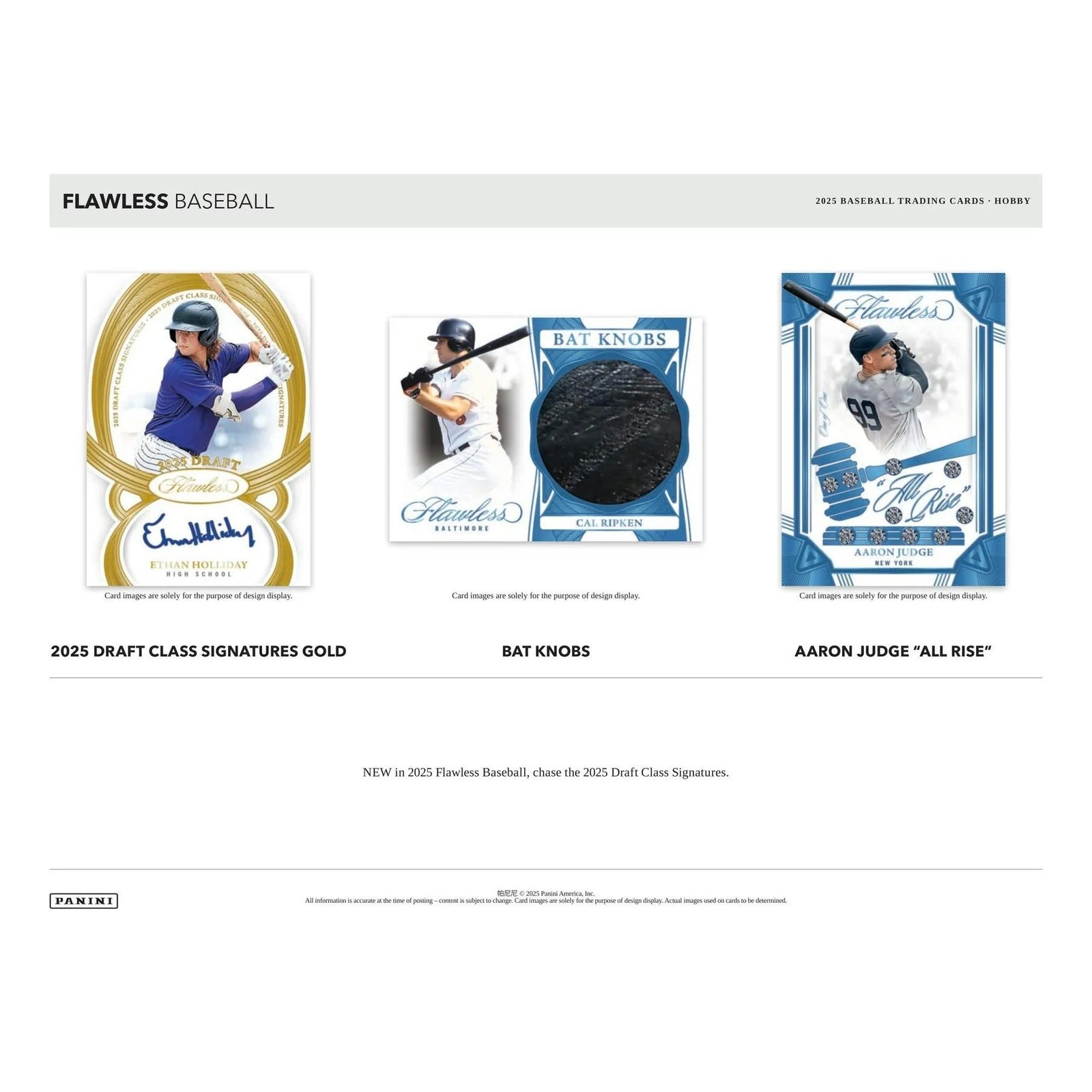 DRAFT - 2025 Panini Flawless Baseball Hobby Box