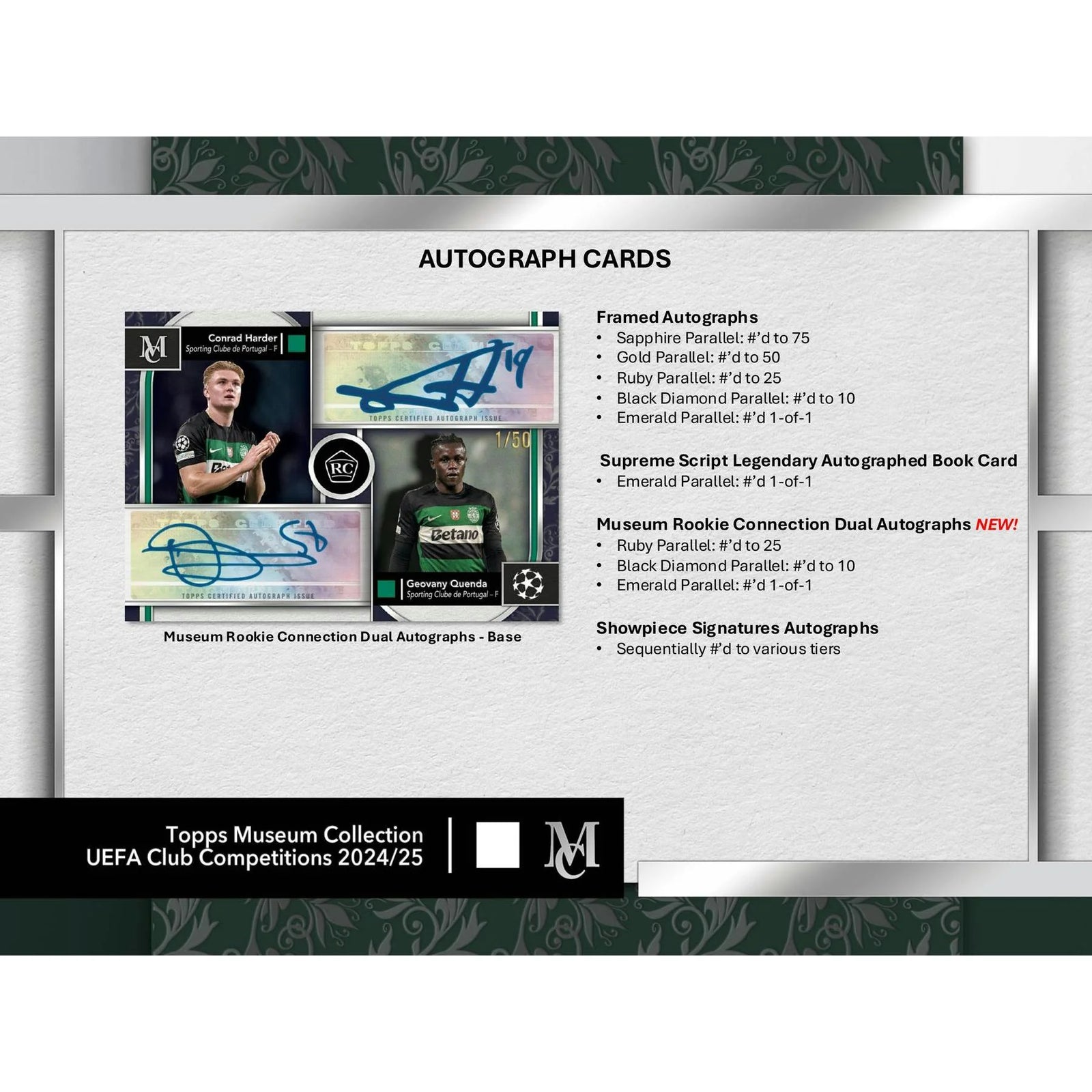 DRAFT - 2024/25 Topps UEFA Club Competitions Museum Collection Hobby Box