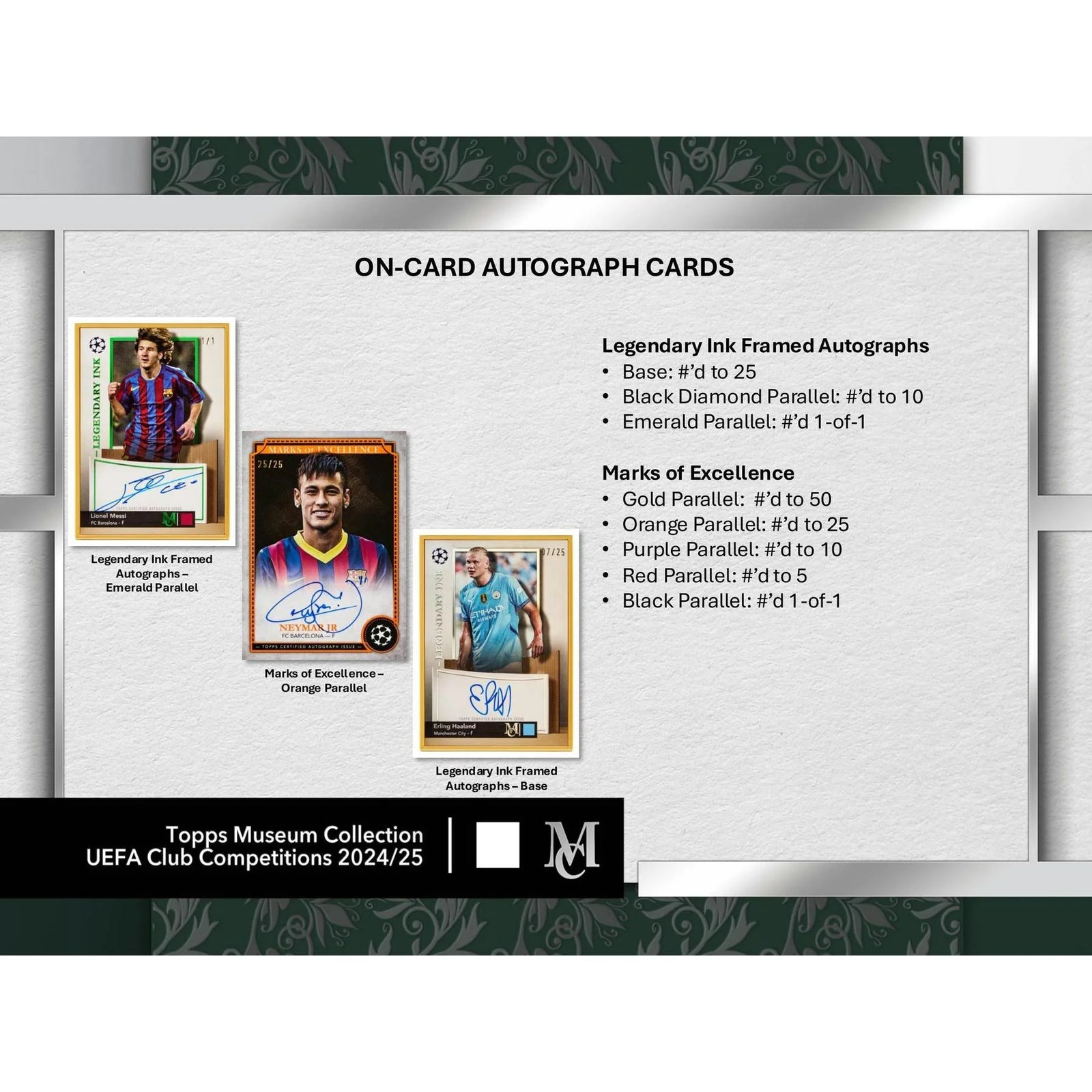 DRAFT - 2024/25 Topps UEFA Club Competitions Museum Collection Hobby Box