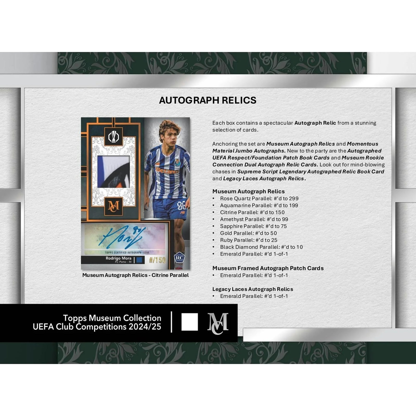 DRAFT - 2024/25 Topps UEFA Club Competitions Museum Collection Hobby Box