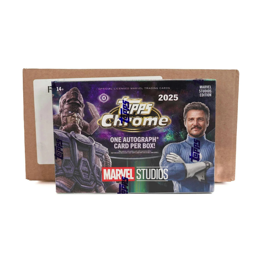 DRAFT - 2025 Topps Marvel Studios Chrome Delight 6-Box Case