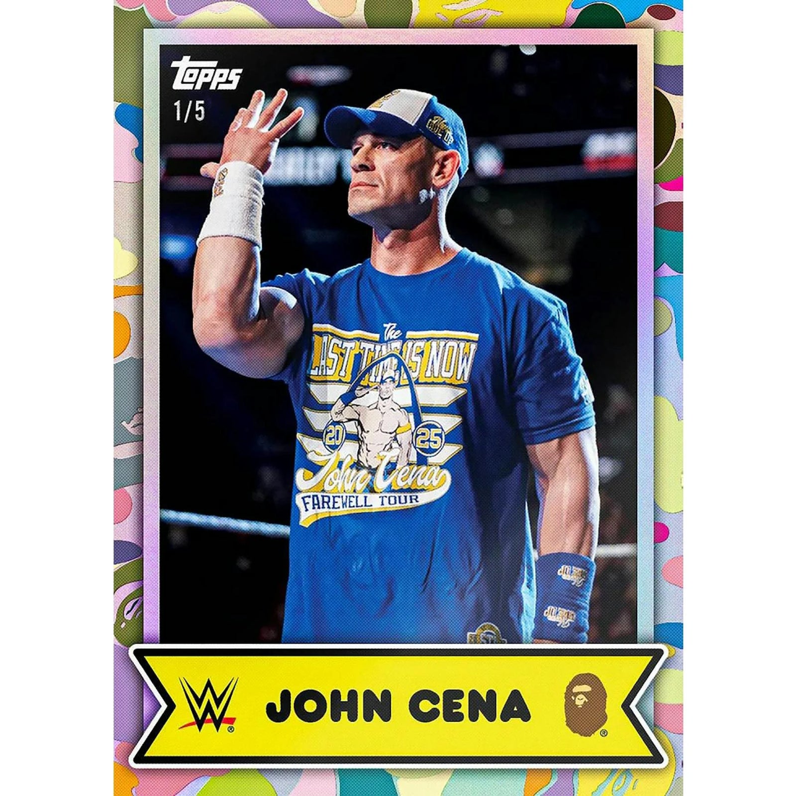 DRAFT - 2025 Topps WWE x BAPE Wrestling Box | Limited Collaboration