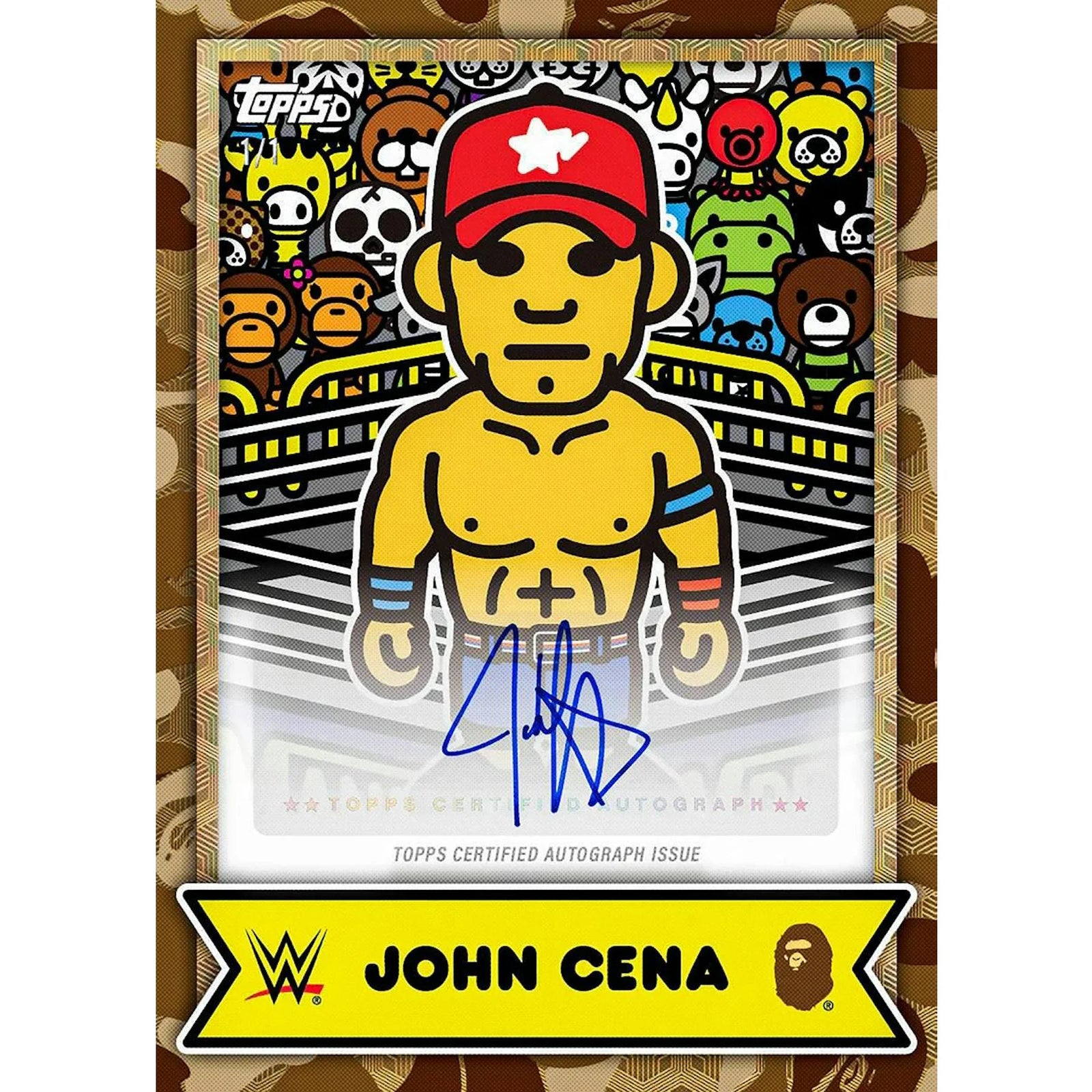 DRAFT - 2025 Topps WWE x BAPE Wrestling Box | Limited Collaboration