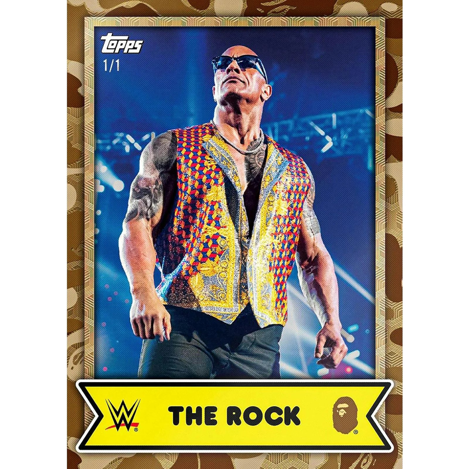 DRAFT - 2025 Topps WWE x BAPE Wrestling Box | Limited Collaboration