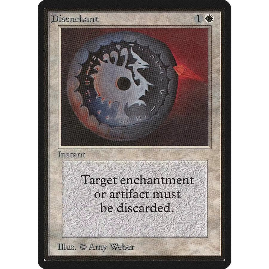 Magic the Gathering Beta Disenchant | Near Mint