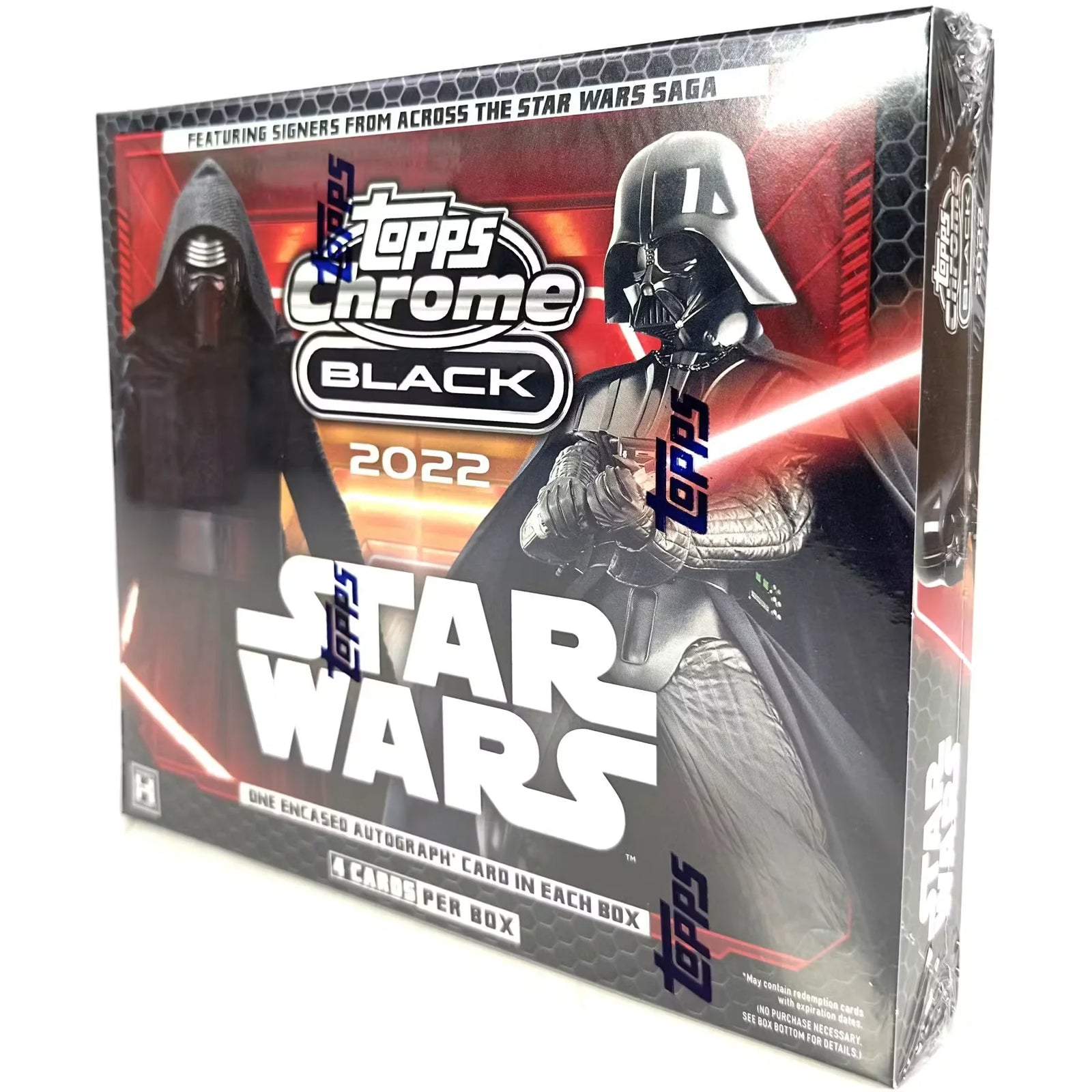 2022 Topps Star Wars Chrome Black Hobby 12-Box Case (Ships Sealed Only)