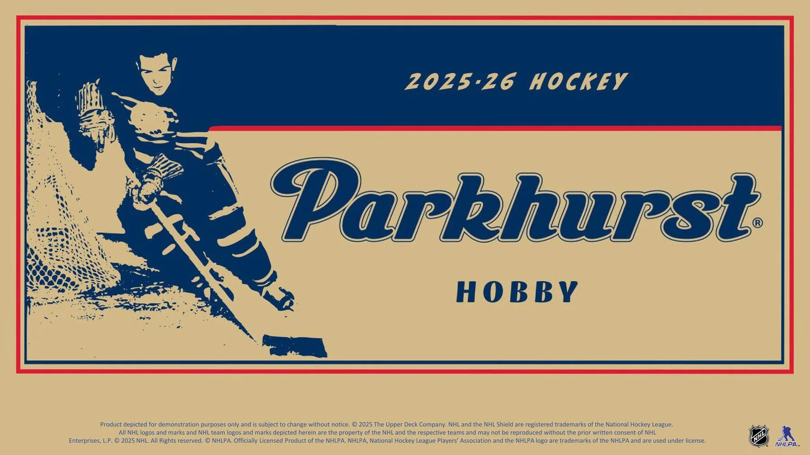 DRAFT - Presell 2025/26 Upper Deck Parkhurst Hockey Hobby 12-Box Case (Presell) Releases Jul. 1st, 2026