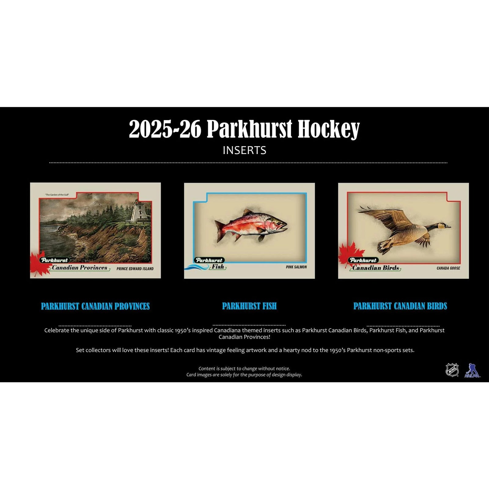 DRAFT - Presell 2025/26 Upper Deck Parkhurst Hockey Hobby 12-Box Case (Presell) Releases Jul. 1st, 2026