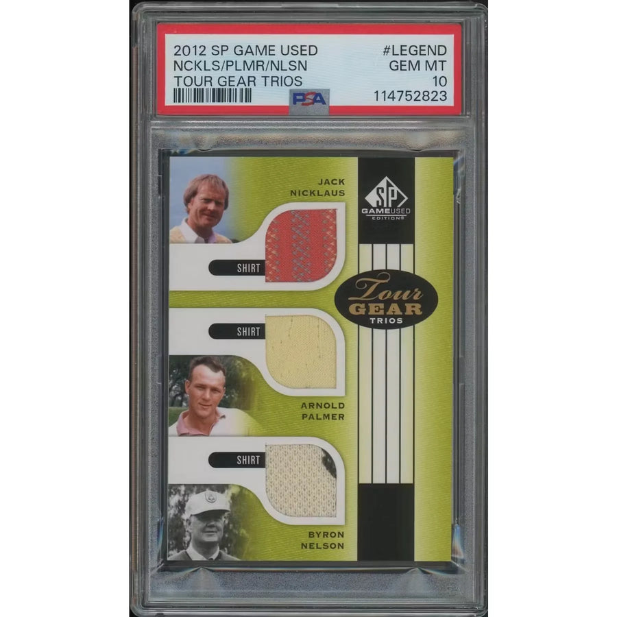 2012 Upper Deck SP Game Used Golf #LEGEND Card | PSA 10 Gem Mint