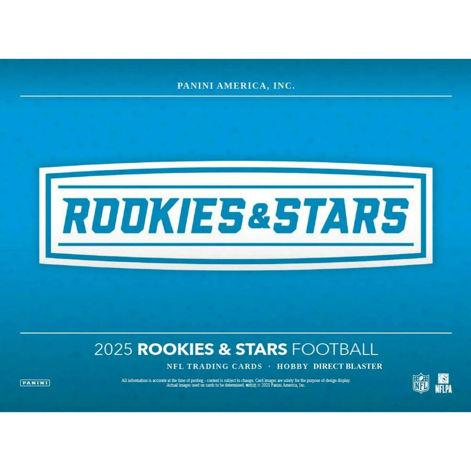 DRAFT - 2025 Panini Rookies & Stars Football Blaster Hobby Box